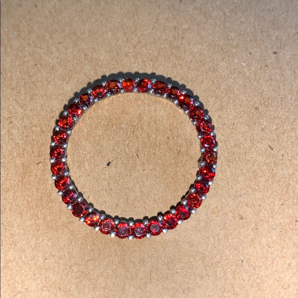 Scarlet Stone Necklace Charm